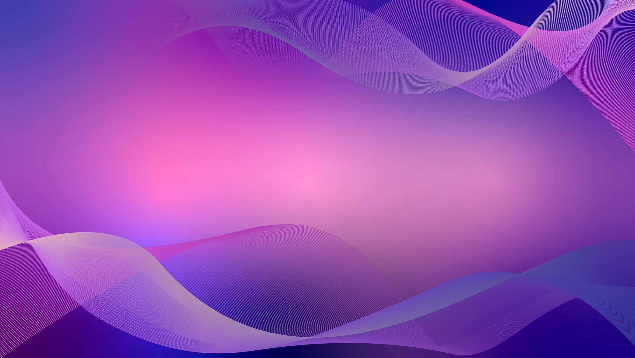 Violet Blurred Background with Wavy Lines